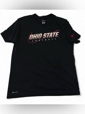 Nike Dri-Fit Ohio State Buckeye Football Large T-Shirt #collegefootball
